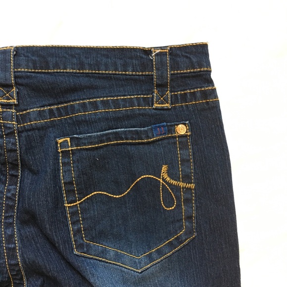 Y2K Jones Wear Jeans Cuffed Cropped Jeans, 10 - Picture 5 of 8